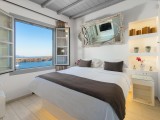 Lindos Shore Boutique Villa bedroom with sea view
